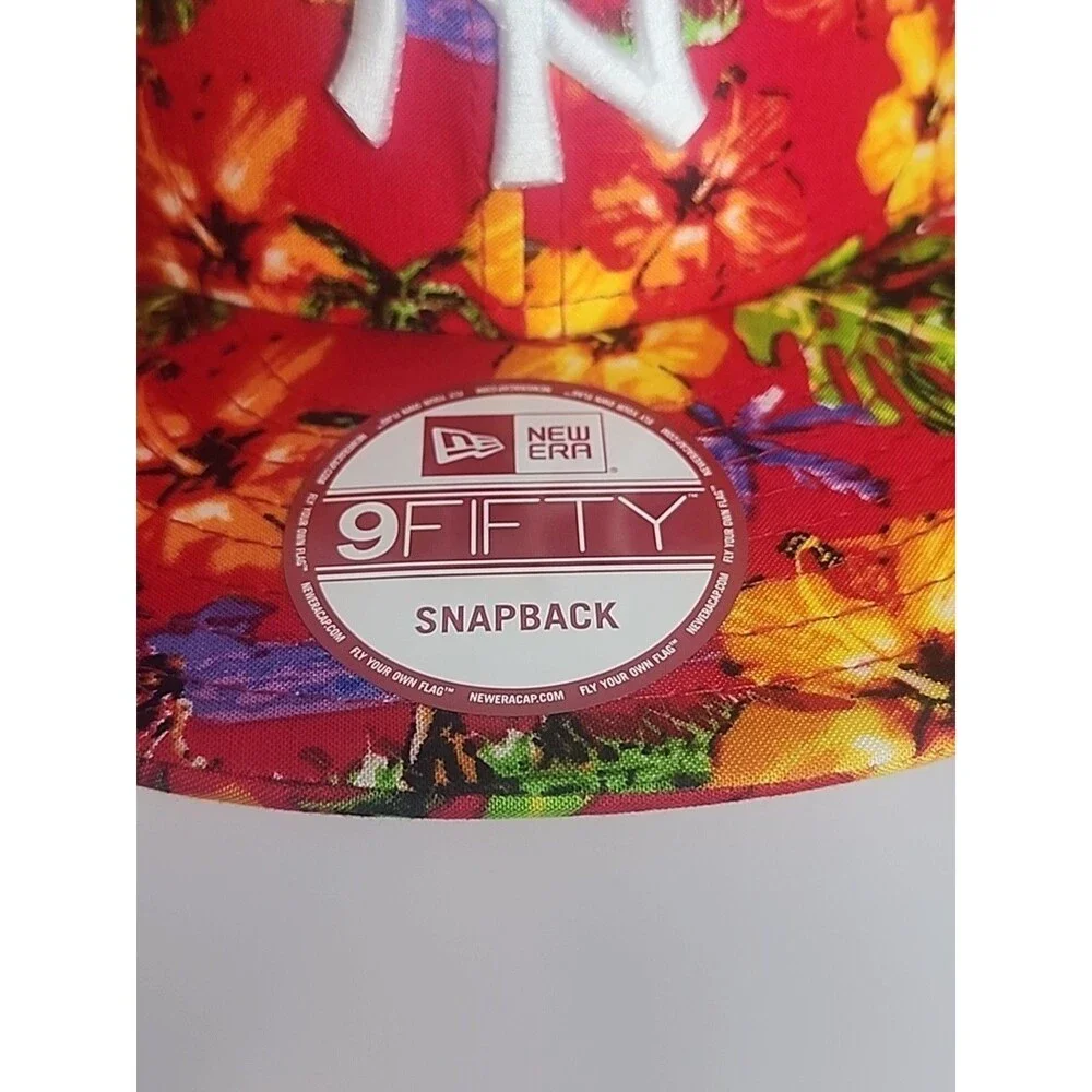 New York Yankees New Era 9Fifty Snapback Hat Cap MLB Floral Hawaiian READ